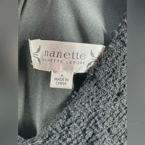 Nanette Lepore Textured Vegan Suede Fringe V Neck Sleeveless Maxi Dress - Picture 4 of 9